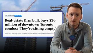 Canadian Company Buys up $30M Worth Of Unsold Condos In Downtown Toronto