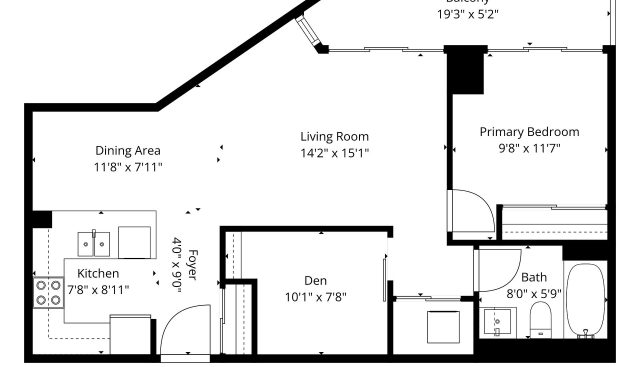 801 – 19 Grand Trunk Cres, Toronto